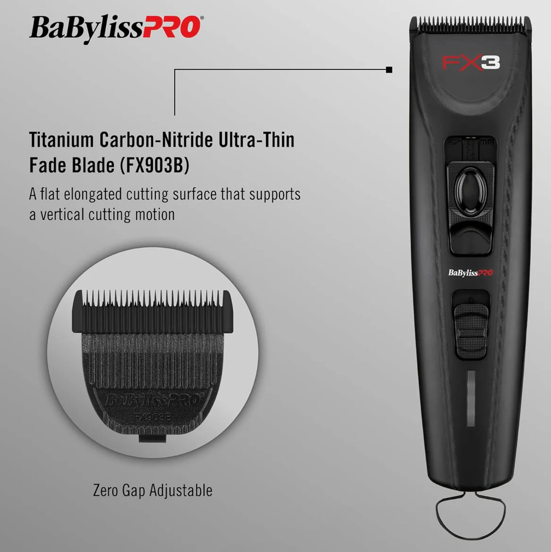 Babyliss FX3 Black Clipper