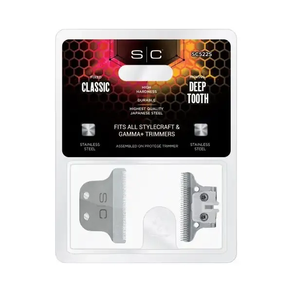 STYLECRAFT TRIMMER BLADE WITH STAINLESS STEEL DEEP TOOTH CUTTER SET