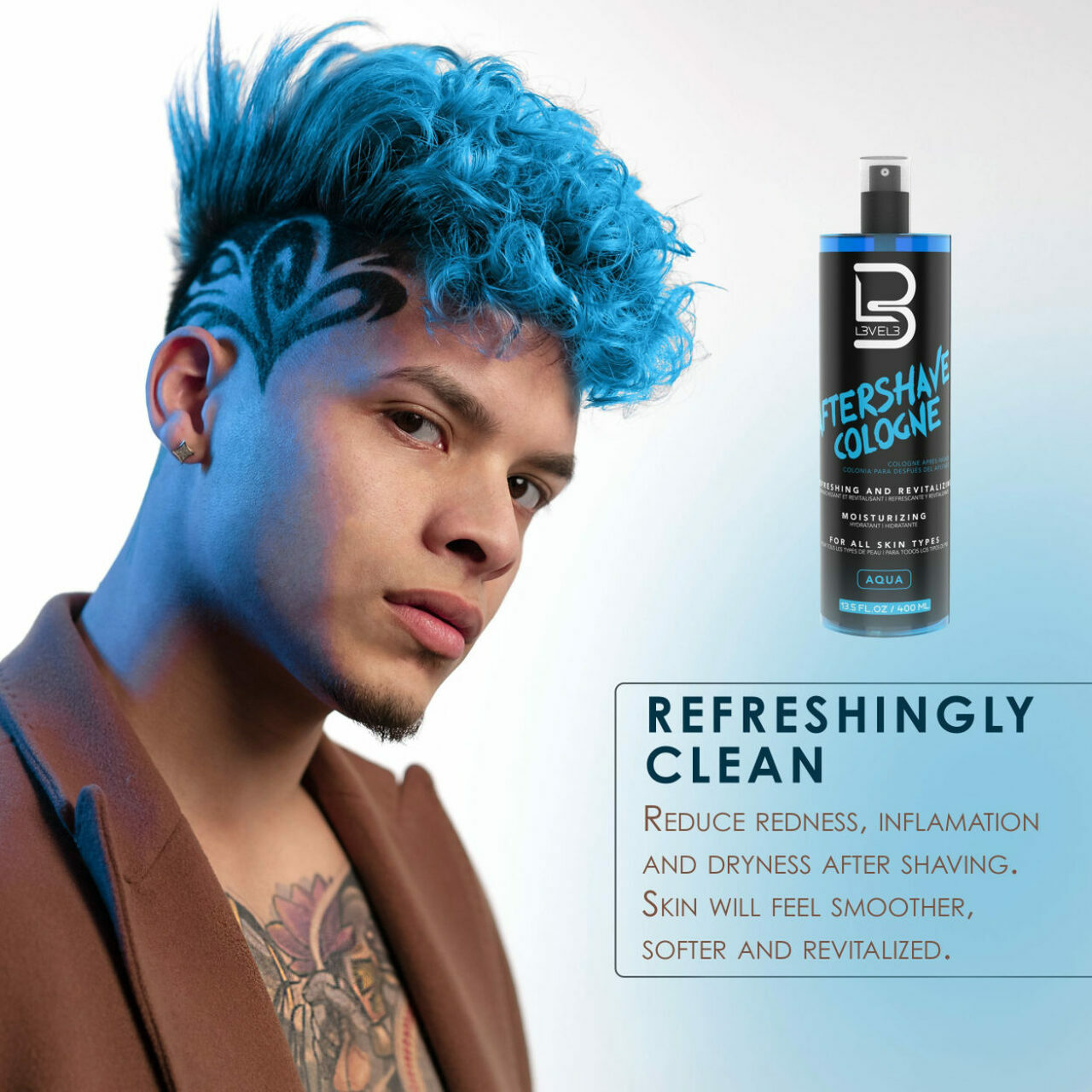 L3VEL 3 Vibrant Aftershave Spray Cologne