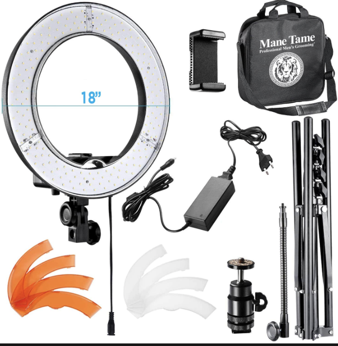 Mane Tame Ring Light 18"