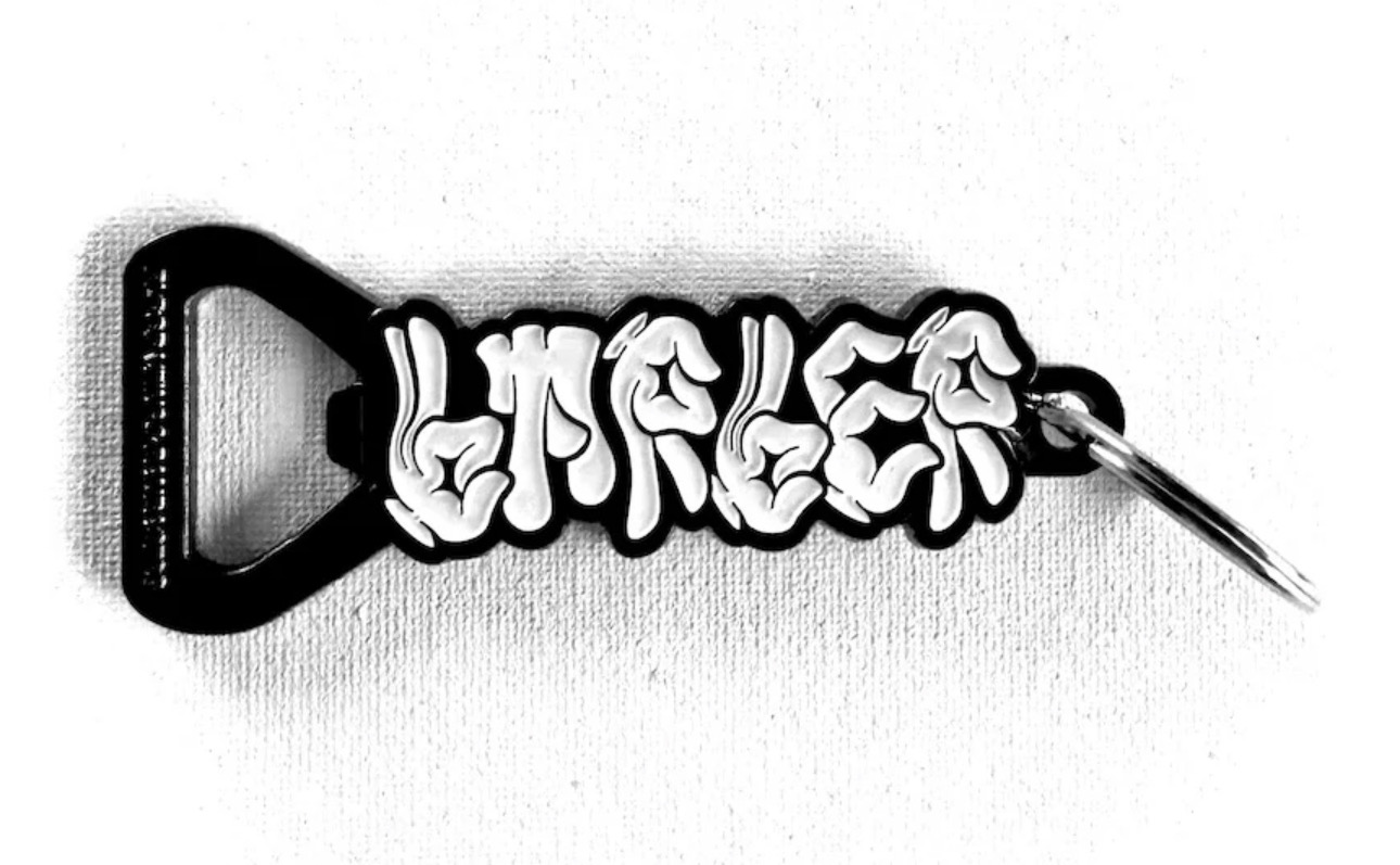 Blood Veins And Bandages Barber Hands Keychain