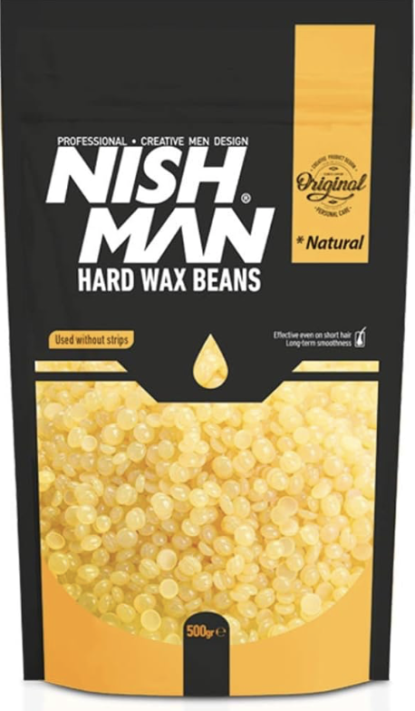 Nish Man Hard Wax Beans Natural 500gr