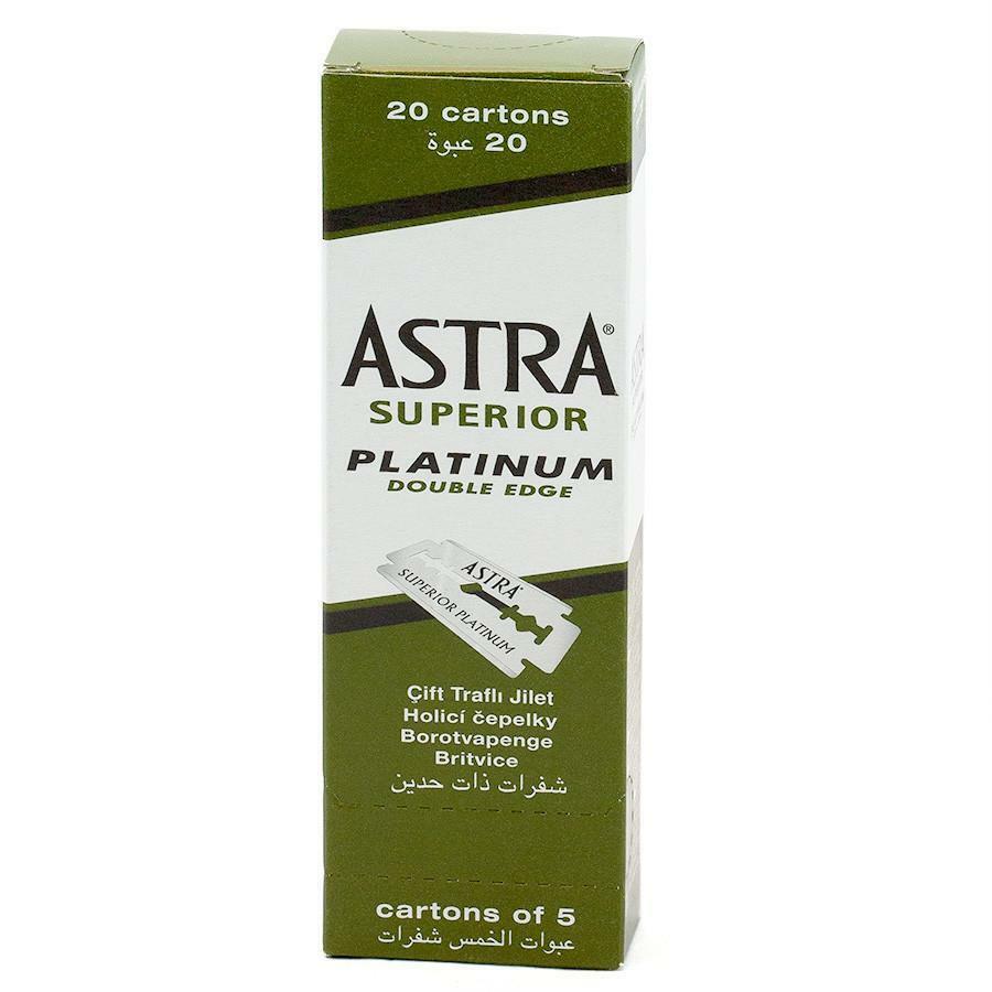 Astra Platinum Double Edge Safety Razor Blades